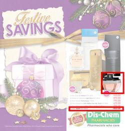 Dis-Chem : Festive Savings ( 10 Nov - 05 Jan 2015 ), page 1
