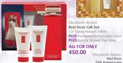 Elizabeth Arden Red Door Gift Set EDT Spray Natural-100ml + Perfumed Body Lotion-50ml + Bath & Showe