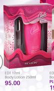 Revlon EDT-17ml, Body Lotion-250ml