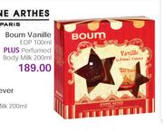 Jeanne Arthes Boum Vanille EDP-100ml + Perfumed Body Milk-200ml