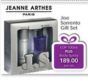 Jeanne Arthes Paris Joe Sorrento Gift Set EDP-100ml + Body Spray