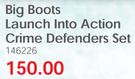 Big Boots Launch Into Action Crime Defenders Set