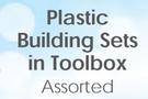 Plastic Building Sets In Toolbox Assorted 120023