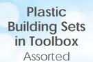 Plastic Building Sets In Toolbox Assorted 120020