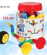 Plastic Building Sets In jar Assorted-119998