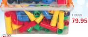 Plastic Building Sets In Toolbox Assorted 119999