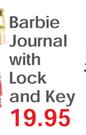 Barbie Journal With Lock And Key