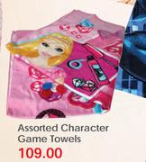 Assorted Character Game Towels