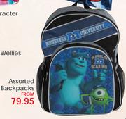 Assorted Backpacks