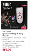 Braun Silk Epil 5 Epilator For Legs Body-SE5280