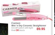 Carmen Paris Wet'n Dry Ceramic Straightener 