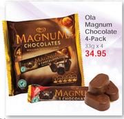 Ola Magnum Chocolate 4-Pack-4x33g