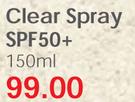 Techni Block Clear Spray SPF50+-150ml 