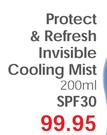 Nivea Protect & Refresh Invisible Cooling Mist SPF30-200ml