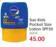 Nivea Sun Kids Pocket Size Lotion SPF50+-50ml