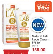 Natural Lab Face Cream SPF30-50ml