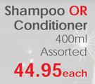 Dove Shampoo Or Conditioner Assorted-400ml