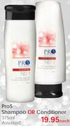 Pro5 Shampoo Or Conditioner Assorted-375ml