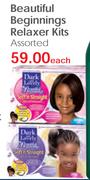 Dark & Lovely Beautiful Beginnings Relaxer Kits Assorted Each