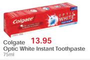 Colgate Optic White Instant Toothpaste-75ml