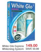 White Glo Express Whitening System