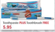 Cool Mint Toothpaste + Toothbrush