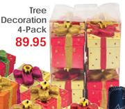 Tree Decoration 4 Pack