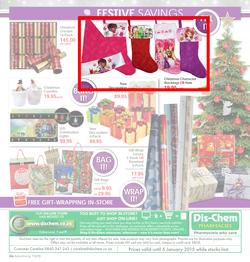 Dis-Chem : Festive Savings ( 10 Nov - 05 Jan 2015 ), page 40