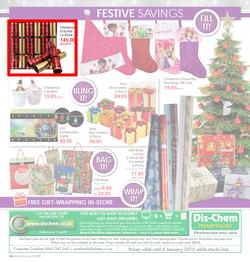 Dis-Chem : Festive Savings ( 10 Nov - 05 Jan 2015 ), page 40