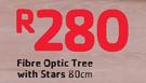 Fibre Optic Tree With Stars 80Cm