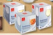 Bormiolo Rocco Symposium 4-Pack Multi Purpose, Sauvignon Or Red Wine Glass Set
