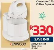 Kenwood 250W Stand, Bowl And Mixer HM430