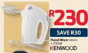 Kenwood 250W Hand Mixer HM330