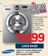 Samsung 7kg Front Loader Deep Foam Silver WF1702WEU