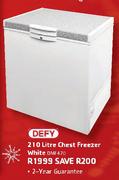 Defy 210L Chest Freezer White DMF470