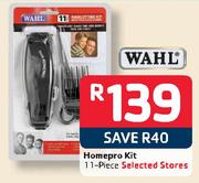 Wahl 11-Piece Homepro Kit