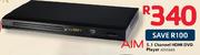 Aim 5.1 Channel HDMI DVD Player ADVD603
