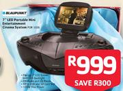 Blaupunkt 7" LED Portable Mini Entertainment Cinema System POR1006
