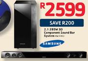 Samsung 2.1 280W 3D Component Sound Bar System HW-F450