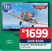 Hisense 61cm/24" LED HD Ready TV LEDN24K300M