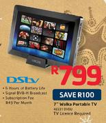 DSTV 7" Walka Portable TV 48331 DVDU