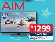 Aim 48cm/19" LED Slim HD Ready TV ALED-519HD