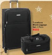 Travelluxe Black Luggage Set Of 2 Piece