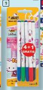 Hello Kitty Velleda Markers 4+1 Free