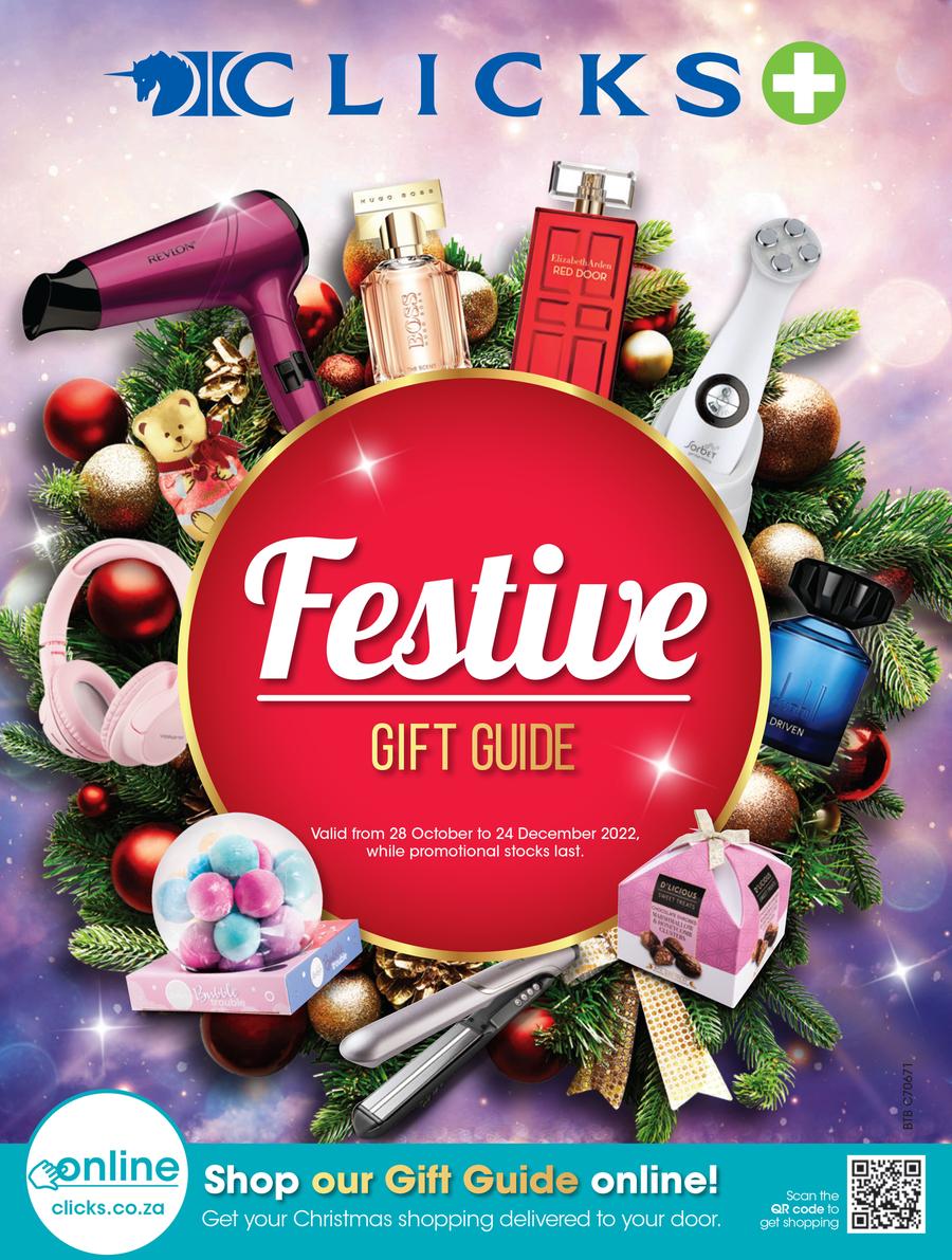 Clicks Festive Gift Guide (28 October 24 December 2022) — m.guzzle
