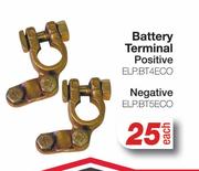 Battery Terminal (Positive ELP.BT4ECO, Negative ELP.BTECO)-Each