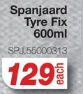Spanjaard Tyre Fix SPJ.55000313-600ml Each