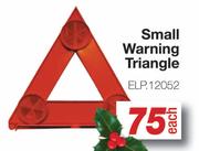 Small Warning Triangle ELP.12052-Each
