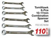 Tomi Hawk 6 Pce 10-17mm Combination Spanner Set FED.VIC78/S6-Per Set