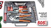 Auto Kraft 40 Pce Tool Set FED.VTK040-Per Set